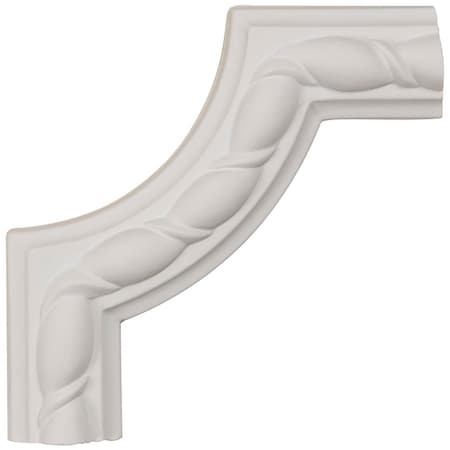 Ekena Millwork 4"W x 4"H x 5/8"P Bulwark Rope Panel Moulding Corner (matches moulding MLD01X00BU) PML04X04BU